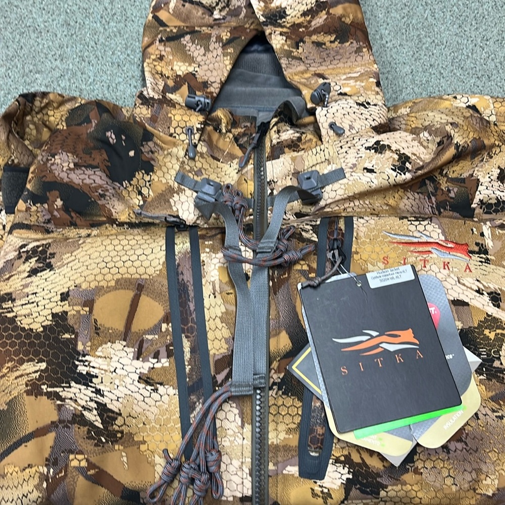 NWT Sitka Hudson Jacket. Optifade waterfowl Men’s XLT.